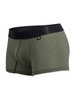 Men’s Microfiber Mesh Boxer Briefs – Sleek Bold Sculpting Sexy Underwear (Military Green) by Xtremen