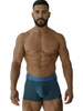 Men’s Microfiber Mesh Boxer Briefs – Sleek Bold Sculpting Sexy Underwear (Petrol) by Xtremen