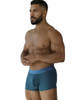 Men’s Microfiber Mesh Boxer Briefs – Sleek Bold Sculpting Sexy Underwear (Petrol) by Xtremen