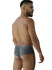 Men’s Microfiber Mesh Briefs – Sleek Bold Sculpting Sexy Underwear (Gray) by Xtremen