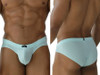 Men’s Microfiber Mesh Briefs – Sleek Bold Sculpting Sexy Underwear (Seawater) by Xtremen