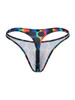 Men’s Printed Microfiber Thongs – Sleek Bold Sculpting Sexy Underwear (Mushroom) by Xtremen