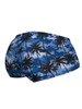 Men’s FEEL SW Swim Trunks – Sleek Bold Sculpting Sexy Swimwear (Dark Blue-Palms) by ErgoWear
