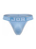 Men’s College Thong – Sleek Bold Sculpting Sexy Underwear (Blue) by JOR
