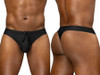Men’s X4D SW Swim Thong – Sleek Bold Sculpting Sexy Swimwear (Black) by ErgoWear