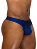 Men’s X4D SW Swim Thong – Sleek Bold Sculpting Sexy Swimwear (Blue Indigo) by ErgoWear
