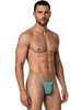 Men’s G-String – Sleek Bold Sculpting Sexy Underwear (Aqua Mesh) by CandyMan