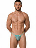 Men’s G-String – Sleek Bold Sculpting Sexy Underwear (Aqua Mesh) by CandyMan