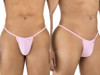 Men’s G-String – Sleek Bold Sculpting Sexy Underwear (Baby Pink) by CandyMan
