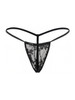 Men’s G-String – Sleek Bold Sculpting Sexy Underwear (Black Lace) by CandyMan