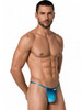Men’s G-String – Sleek Bold Sculpting Sexy Underwear (Blue Print) by CandyMan