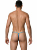 Men’s G-String – Sleek Bold Sculpting Sexy Underwear (Blue Print) by CandyMan