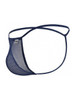 Men’s G-String – Sleek Bold Sculpting Sexy Underwear (Dark Blue Mesh) by CandyMan