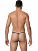 Men’s G-String – Sleek Bold Sculpting Sexy Underwear (Dark Blue Mesh) by CandyMan