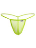 Men’s G-String – Sleek Bold Sculpting Sexy Underwear (Hot Green Mesh) by CandyMan