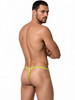 Men’s G-String – Sleek Bold Sculpting Sexy Underwear (Hot Green Mesh) by CandyMan