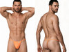 Men’s G-String – Sleek Bold Sculpting Sexy Underwear (Hot Orange) by CandyMan