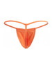 Men’s G-String – Sleek Bold Sculpting Sexy Underwear (Hot Orange) by CandyMan