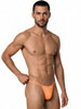 Men’s G-String – Sleek Bold Sculpting Sexy Underwear (Hot Orange) by CandyMan