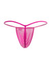 Men’s G-String – Sleek Bold Sculpting Sexy Underwear (Magenta Mesh) by CandyMan