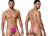 Men’s G-String – Sleek Bold Sculpting Sexy Underwear (Magenta Mesh) by CandyMan