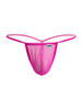 Men’s G-String – Sleek Bold Sculpting Sexy Underwear (Magenta Mesh) by CandyMan