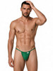 Men’s G-String – Sleek Bold Sculpting Sexy Underwear (Nature Green) by CandyMan