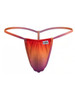 Men’s G-String – Sleek Bold Sculpting Sexy Underwear (Orange Print) by CandyMan