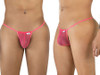 Men’s G-String – Sleek Bold Sculpting Sexy Underwear (Pink Mesh) by CandyMan