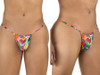 Men’s G-String – Sleek Bold Sculpting Sexy Underwear (Printed Fruits) by CandyMan