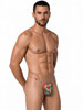 Men’s G-String – Sleek Bold Sculpting Sexy Underwear (Printed Fruits) by CandyMan