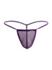 Men’s G-String – Sleek Bold Sculpting Sexy Underwear (Purple Mesh) by CandyMan