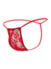 Men’s G-String – Sleek Bold Sculpting Sexy Underwear (Red Lace) by CandyMan