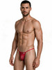 Men’s G-String – Sleek Bold Sculpting Sexy Underwear (Red Lace) by CandyMan