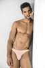 Men’s Apolo Thong – Sleek Bold Sculpting Sexy Underwear (Orange) by Clever
