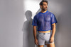 Men’s Short Sleeve Practice Jersey – Bold Breathable Athletic Mesh Top (Royal) by BIKE Athletic