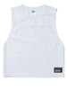 Men’s Sleeveless Practice Jersey – Bold Breathable Athletic Mesh Tank Top (White) by BIKE Athletic