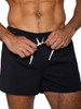 Men’s Track Short – Lightweight Athletic Performance Shorts (Black) by BIKE Athletic