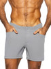 Men’s Coaches Short – Classic Athletic Performance Shorts 5" Inseam (Gray) by BIKE Athletic
