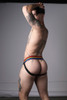 Men’s Tight End 2" Snap-Up Jockstrap – Pride Rainbow Athletic Jock by CellBlock 13
