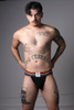 Men’s Tight End 2" Snap-Up Jockstrap – Pride Rainbow Athletic Jock by CellBlock 13