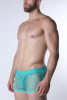 Men’s Vaux Galaxy Mesh Jock Short – Limited Edition Semi-Sheer Mesh Party Shorts (Turquoise) by CellBlock 13