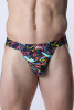 Men's VAUX Pulse Jockstrap – Black Multi Splatter Athletic Jockstrap by CellBlock 13