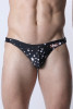 Men's Vaux Pulse Swim Brief – Low-Rise Designer Swimwear (Black Star) by CellBlock 13