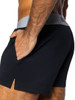 Men’s Jock Short – Athletic Performance Lounge Short (Black) by BIKE Athletic