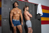 Men’s Jock Short – Athletic Performance Lounge Short (Navy) by BIKE Athletic