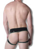 Men's Liquid Night Jock Trunk – Gloss Fetish Jock Underwear (Army) by CellBlock 13