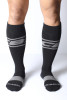 Men's Kennel Club Dark Pup Knee High Socks – Athletic Fetish Socks (Grey) by CellBlock 13