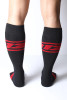 Men's Kennel Club Dark Pup Knee High Socks – Athletic Fetish Socks (Red) by CellBlock 13
