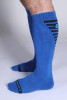 Men's Iron Grip Knee High Socks – Athletic Performance Socks (Blue) by CellBlock 13